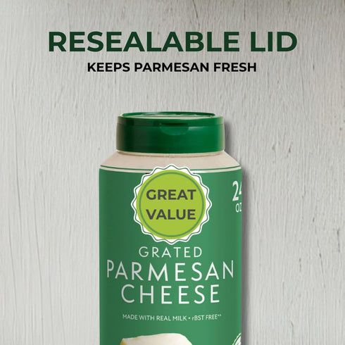 1lb 8 oz Grated Parmesan Cheese Premium Aged Parmesan, Ready-to-Use, Perfect for Pasta, Pizza, Salads, and More No