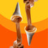 8.4 Oz/240 (Pack 1) Las Sevillanas Cajeta Filled Wafer Cones Traditional Mexican Candy, Sweet Dessert Treats - Dulce de
