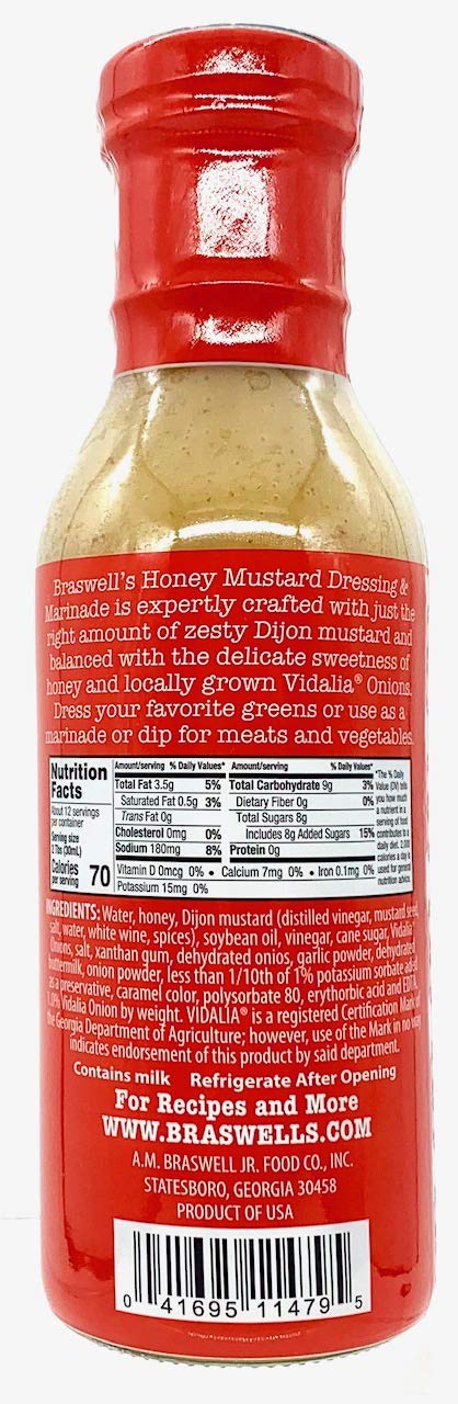 Vidalia Onion Honey Mustard Dressing by Braswell's