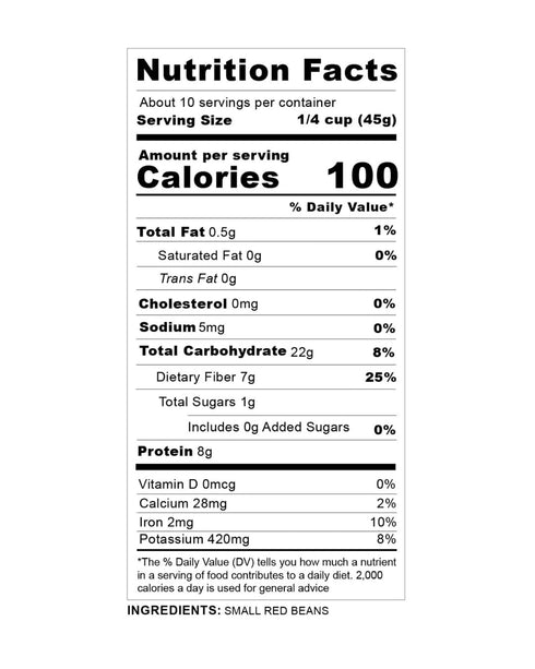 Mikinok Beans 6PK Mikinok Dry Small Red Beans