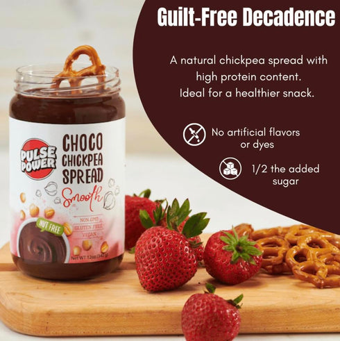 Pulse Power Choco Chickpea Spread - Delicious and Nutritious