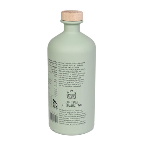 25.4oz 750mL, Levantes Charm Organic Extra Virgin Olive Oil, / Greek EVOO