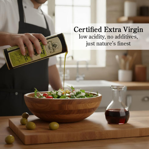 17 oz. Pack 2 Ellora Farms, Single Estate Extra Virgin Olive Oil, PDO Crete, Greece, Traceable Olive oil, Kosher, Tin