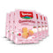 Loacker Quadratini Raspberry Yogurt Wafer Cookies LARGE - 30% Less Sugar -