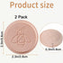 USEDGDIG 2 PCS Terracotta Brown Sugar Keeper, Brown Sugar Container Disc,Sugar Saver and Softener Alternative in Sugar