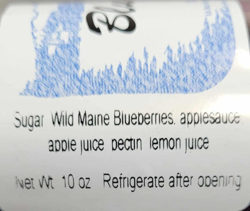 Box of Maine 3 Pack Set Wild Maine Blueberry Jam - Small Batch Made in Maine - - Holiday Gift