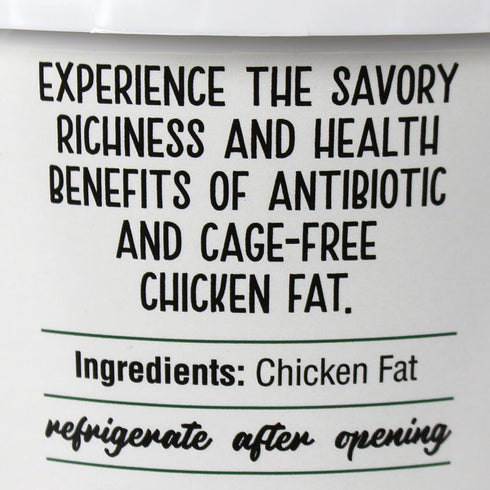 Cornhusker Kitchen 1.5 lb Gourmet Rendered Chicken Fat | Tub | Paleo-Friendly Cooking & Baking Fat by