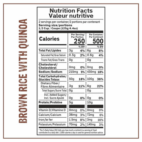 Pack 8, 8.8 Eat Regal Ready to Eat Brown Rice with Quinoa of Ounce | Microwaveable Ready to Heat | Easy Dinner Side |