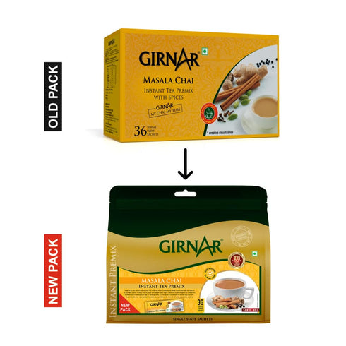 GIRNAR 36 Instant Tea Premix with Masala Sachets