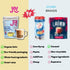50 Oat Milk Coffee Creamer, French Vanilla. Makes over servings. Vegan, Non-Dairy, Plant Based, Kosher, Shelf-Stable