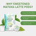 (10 Count, Aiya Creamy Matcha Latte Pods - Authentic Matcha with Rich Notes of Vanilla, Convenient Single-Serve Pods
