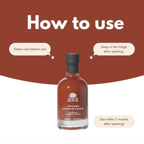 A L'Olivier 200 Tomato Vinegar - Milliliter
