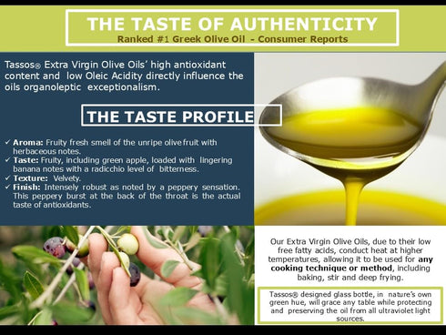 Tassos 17 Organic Extra Virgin Olive Oil, FZ