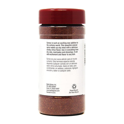 Badia Sumac Spice - 4.75 oz Ground Sumac Seasoning, Tangy Citrus, Authentic Flavor, Gluten Free