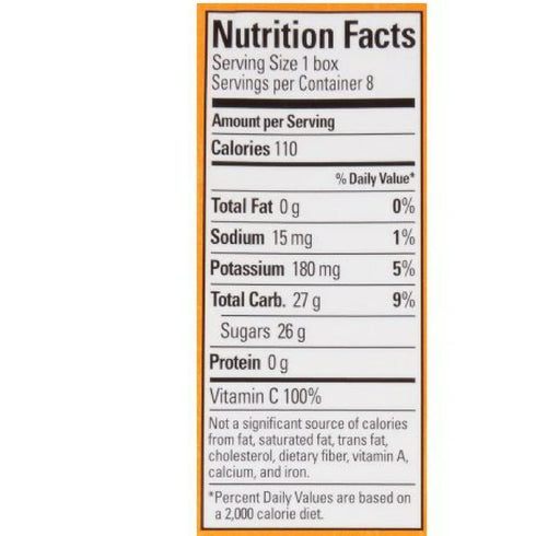 54 2 Juicy Juice Orange Tangerine Juice Single Serve Box, Fluid Ounce - per case
