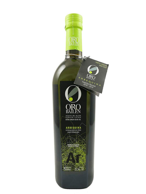 Oro Bailen Reserva Familiar Arbequina 2020 Harvest - 0.75 Liter / 25.4 Ounce -