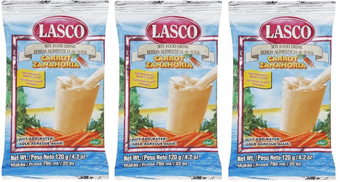 Lasco Soy Food Drink Carrot Flavor (3 Pack) 120g
