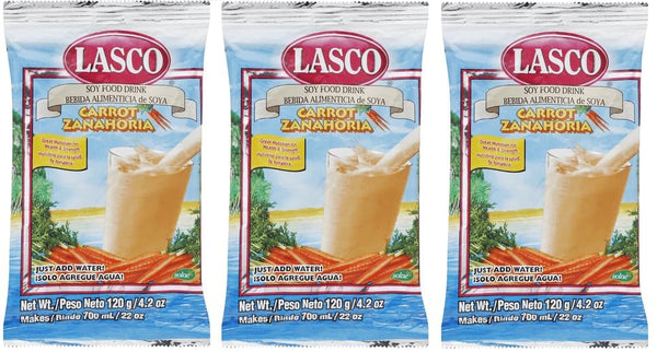 Lasco Soy Food Drink Carrot Flavor (3 Pack) 120g