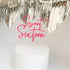 LZGXZF 1 16st 16rd 16th PCS Acrylic Sweet Sixteen Cake Topper,Happy Birthday Cake Toppers,Rose Red Glitter Birthday
