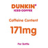 13.7 oz, 12 Pack Dunkin' Original Iced Coffee Bottle, fl