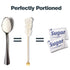 25 White sugar sticks individually wrapped perfect for coffee tea and drinks, barista swizzle sticks and rock candy