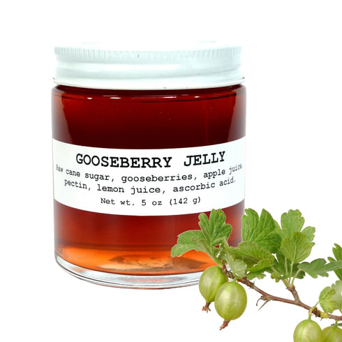 Seedless Gooseberry Jelly - 5 oz - Craft, Gourmet, Unusual Jams &