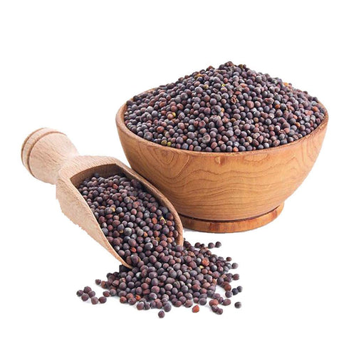 8 oz, SPICES VILLAGE Black Mustard Seeds, Whole Mustard Spice for Pickling and Chutney, Kosher, Gluten Free, Non GMO