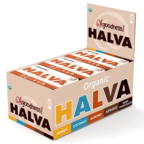 Organic OhGoodness! Honey Halva - Case Of 12 - Only THREE Simple
