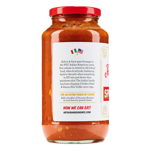 2 Pack (48oz) Arthur and Sons Spicy Vodka Sauce - Creamy Italian Recipe with a Kick, Premium Quality, All-Natural