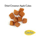 4 lbs. 14 Gerbs Dried Cinnamon Sugar Apple Cubes | Unsulfured, No Artificial Additives, Resealable Bag | Naturally