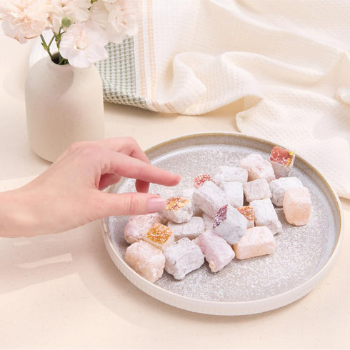 8 Oz. Liberty Orchards, Sugar Free Aplets & Cotlets - Vegan Gourmet Snack, Sugar Free Turkish Delight Candy Gift Box