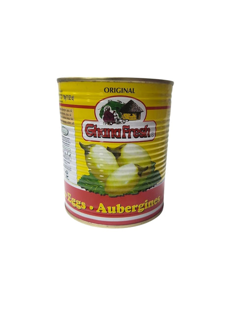 Generic Ghana Fresh Original Canned Aubergines, Whole White Eggplants