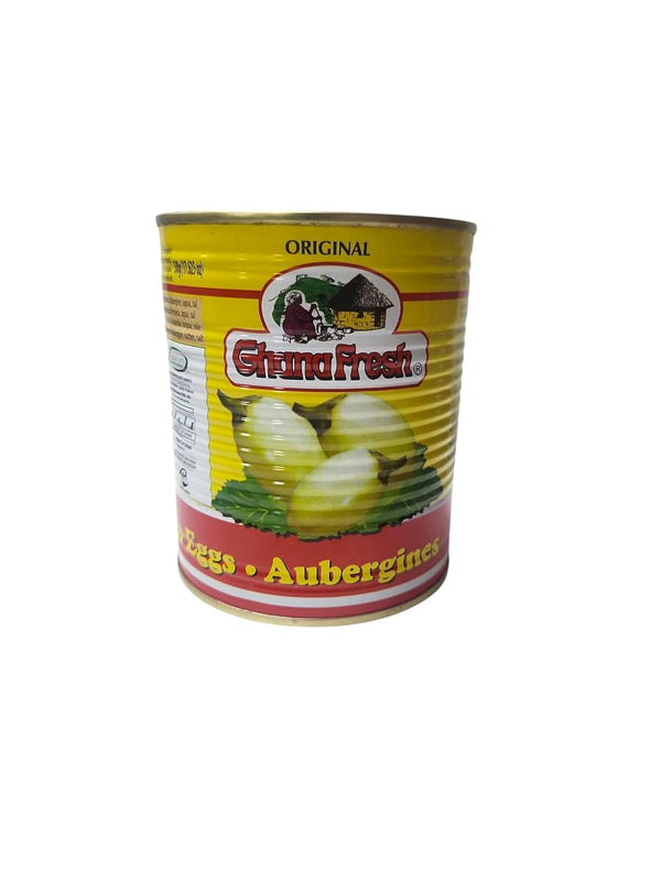 Generic Ghana Fresh Original Canned Aubergines, Whole White Eggplants