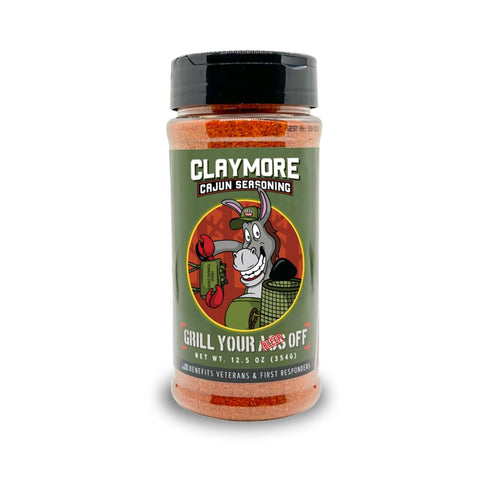 Grill Your As* Off Claymore Cajun Seasoning 12.5oz Spicy Blend for Meats