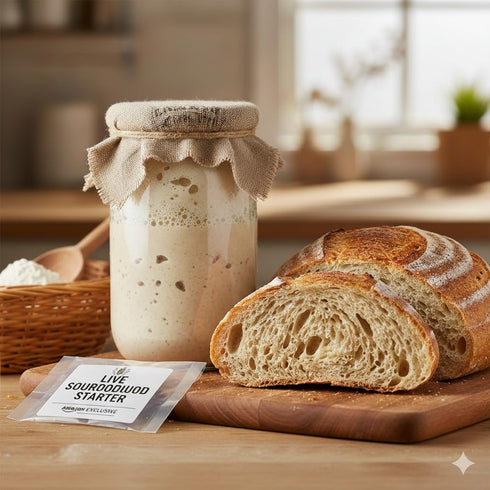 Sourdough Starter Active Live Bake TODAY, No Reviving Needed 105-Year Heritage Culture