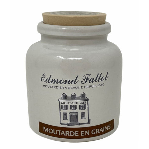 Edmond Fallot 8.8 Old Fashion Grain Mustard Stone Jar - Ounces