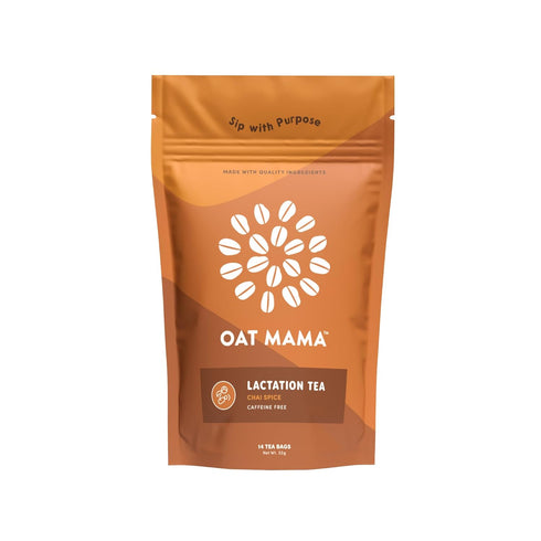 Oat Mama Lactation Tea - Chai Spice for Breastfeeding Moms, Organic Support for Milk Supply Increase