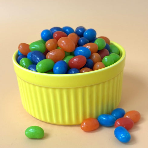 2-Pound Pack Sour Jelly Beans Candy | | Zesty Fruit Flavors | Sour Candy | Bulk Jelly Beans | Orange, Grape, Fruit