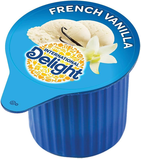 0.4375 Oz 48/box Flavored Liquid Non-Dairy Coffee Creamer, French Vanilla, Cup