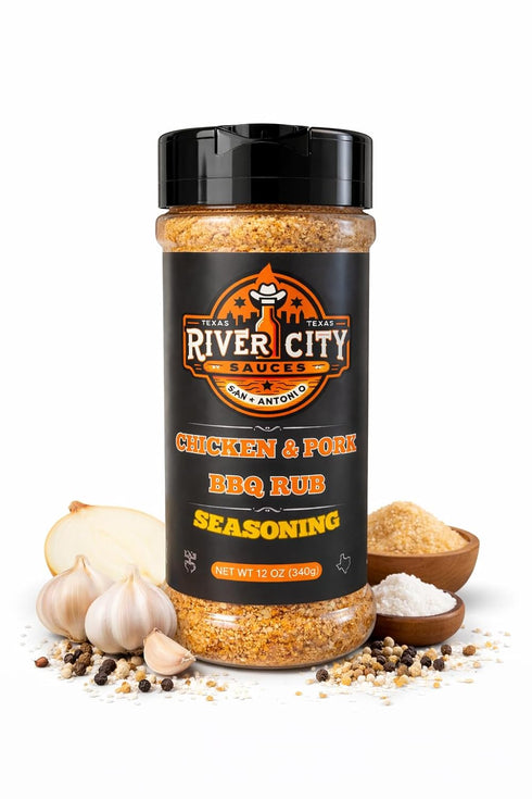 River City Sauces Chicken and Pork BBQ Rub, 12 oz