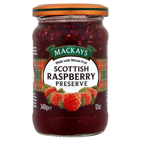Mackays Scottish Raspberry Preserve (340g) - Pack of 2