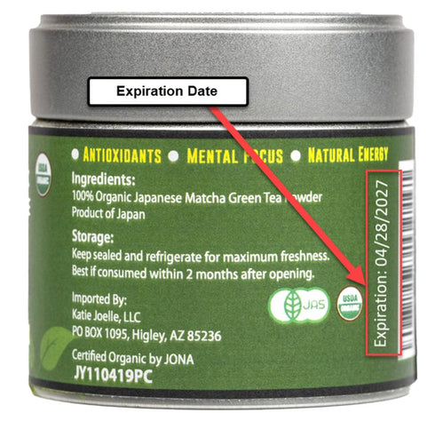 Kyoto Dew Matcha, Organic Premium Ceremonial Grade Japanese Matcha Green Tea Powder, 30g (1oz) Tin
