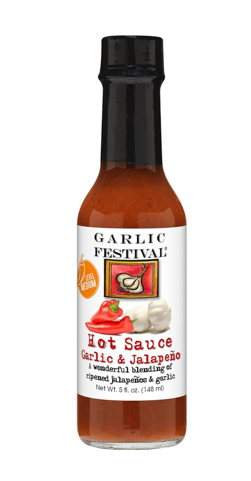Garlic Festival Garlic & Red Jalapeno Hot Sauce