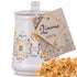 Italian Gifts Lemon Peel Granules in Handmade Ceramic Jar, Lemon Zest and Rind, Herb, Spice & Seasoning Gifts, Italy