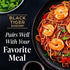 Generic 16 oz, Pack 1, Frozen, Black Tiger Jumbo Shrimp, Raw, Peeled and Deveined, Tail-Off, of Perfect for Grilling