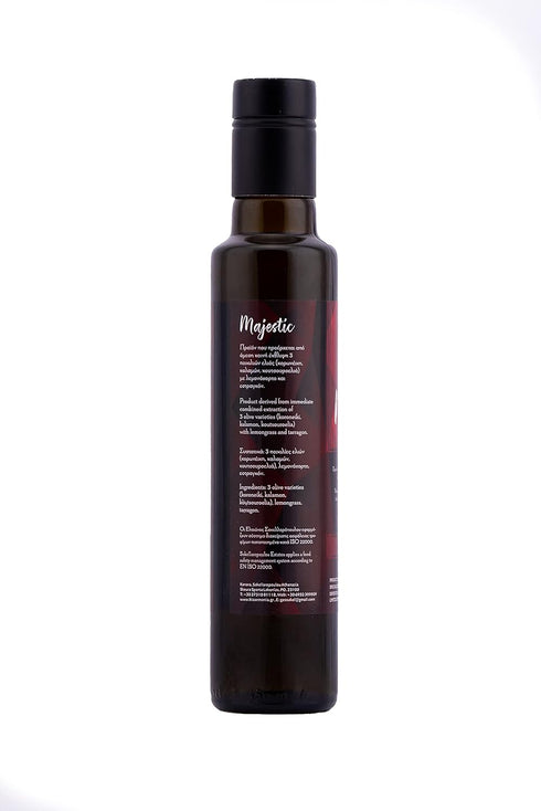 SAKELLAROPOULOS ORGANIC FARMS S Majestic Blend Gourmet Flavored Extra Virgin Olive Oil (Tarragon, Lemongrass)