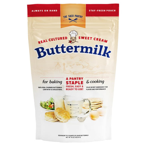 SACO Cultured Buttermilk Blend for Cooking and Baking, 16 ounce (Pack of