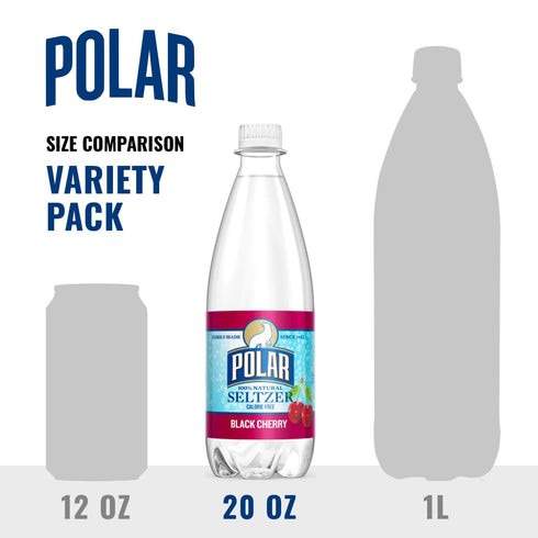 Pack 12 20 Polar Beverages Seltzer Sparkling Water Variety Flavored Seltzer Drinking Water x Ounce