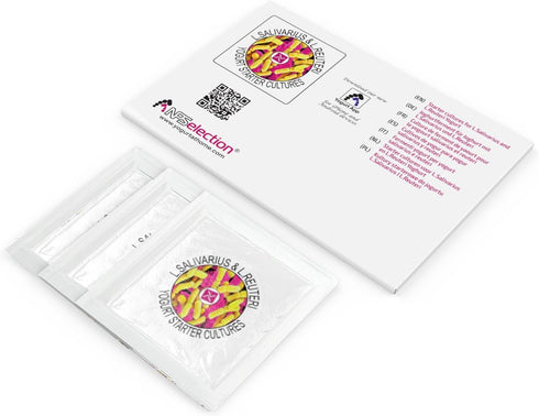 (Pack 3 NPSelection Starter Cultures for L.Salivarius and L. Reuteri Homemade Yogurt of sachets)