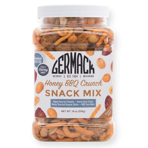 Germack - Honey BBQ Crunch Snack Mix - Honey Roasted Peanuts, Honey
